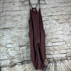 NWT Free People Movement FP Hot Shot Romper Women's XS Deep Mulberry